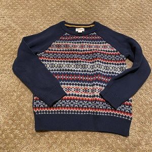 Cat & Jack fair isle Christmas Fall Winter Sweater